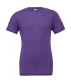 Heren T-shirt Bella Triblend Crew Neck 3413 Purple Triblend